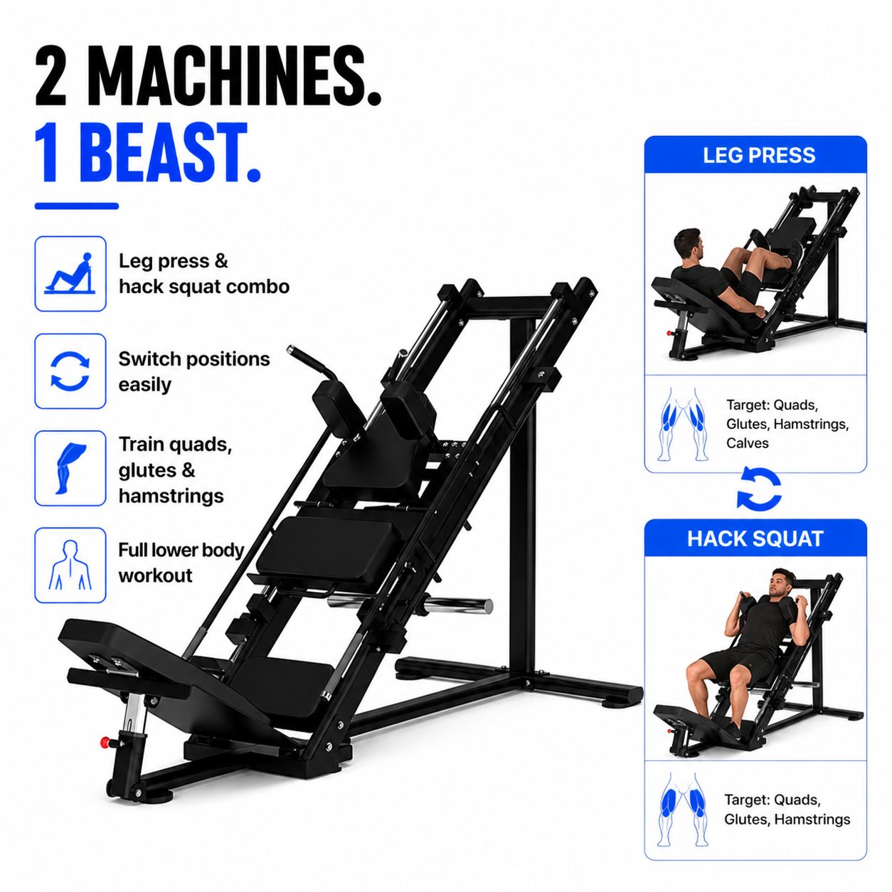 Insight Fitness Leg Press / Hack Squat - DR003