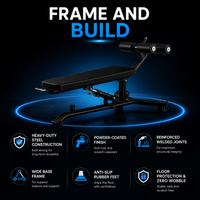 Thumbnail for Insight Fitness Decline Adjustable Bench - DR025