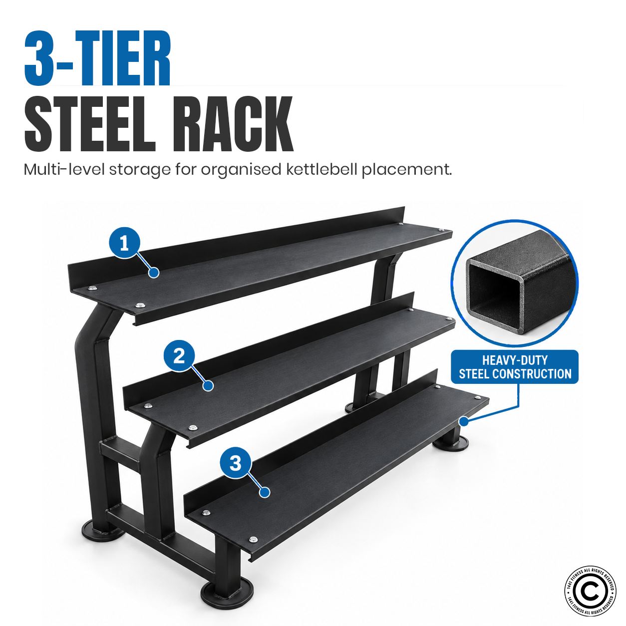 Kettlebell Rack for 18 Pcs