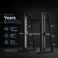 Thumbnail for Insight Fitness Commercial Smith Machine - DR030