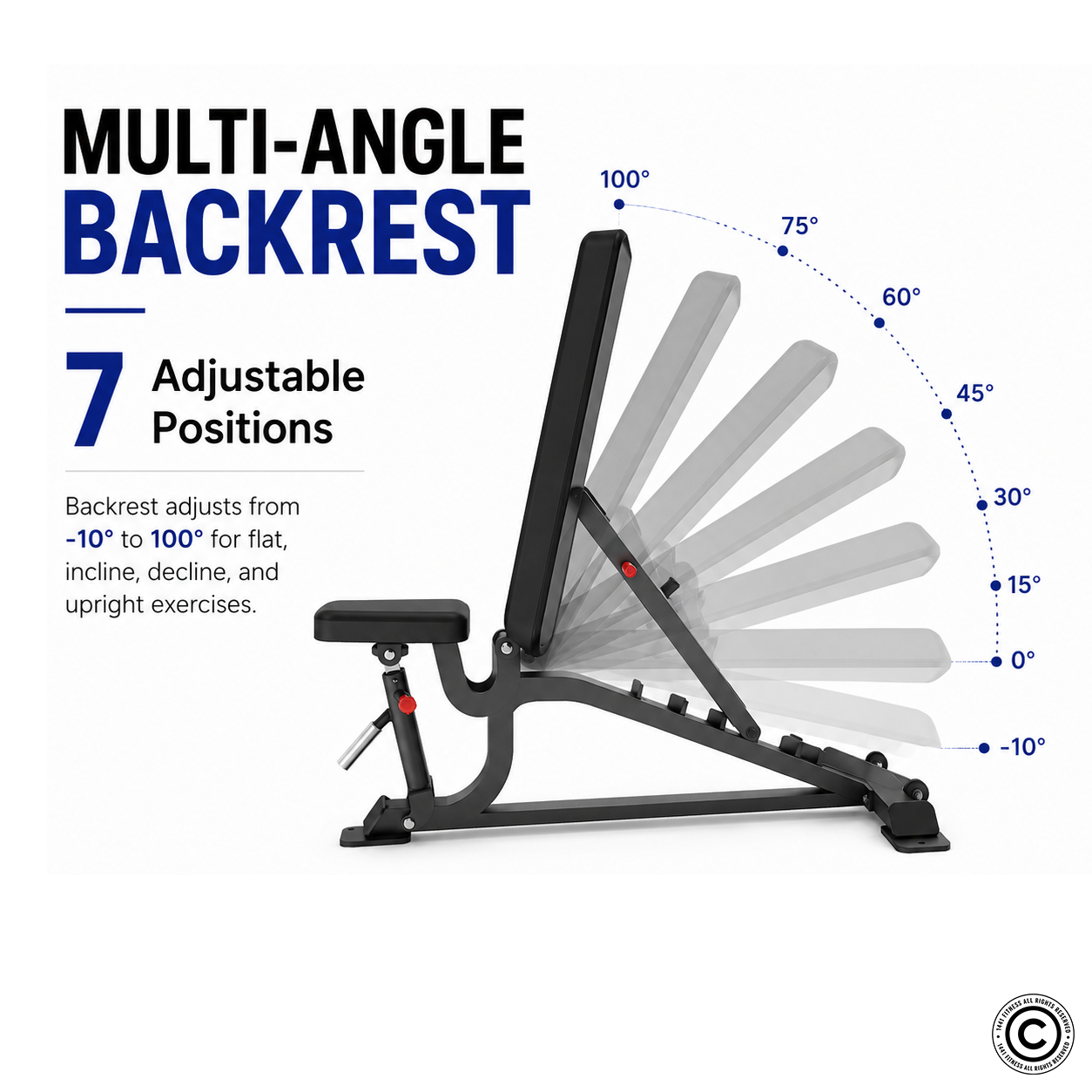 Insight Fitness Flat / Incline / Decline Bench - DH029