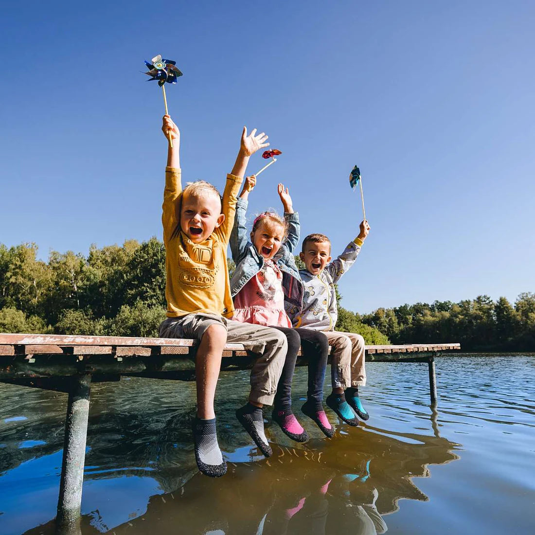 Skinners Kids Barefoot Socks 1.0 - Granite Grey