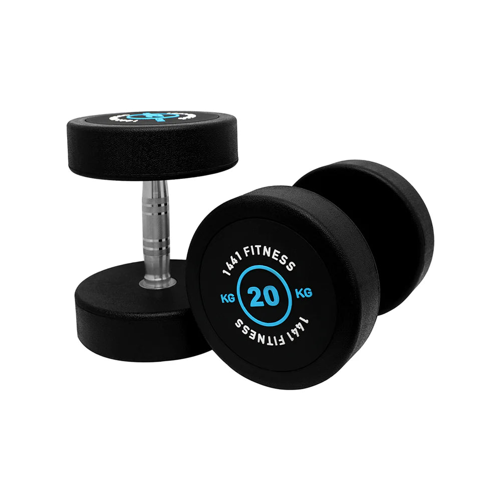 Rubber Round Dumbbells - 20 Kg