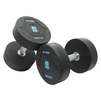 Thumbnail for PU Round Dumbbell Set 2.5 Kg to 25 Kg with 2 Tier Rack