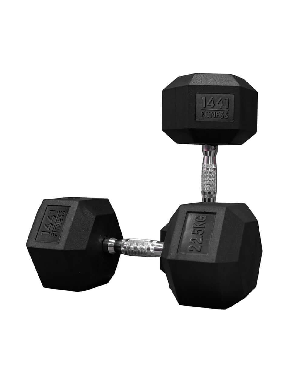 Rubber Hex Dumbbells - 2.5 Kg - 50 Kg