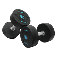 Thumbnail for PU Round Dumbbell Set 2.5 Kg to 25 Kg with 2 Tier Rack