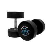 Thumbnail for 1441 Fitness | 2.5 KG - 50 KG Premium Rubber Round Dumbbells (Sold as Pair)
