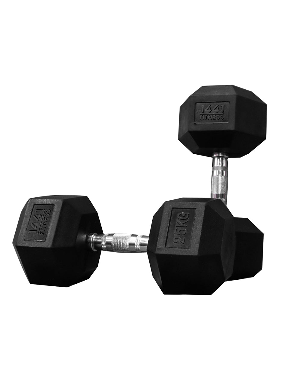 Rubber Hex Dumbbells - 2.5 Kg - 50 Kg