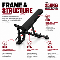 Thumbnail for Insight Fitness Adjustable Bench - DR034