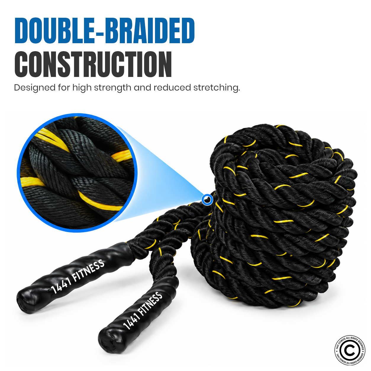 1441 Fitness Battle Rope 50 MM Thickness