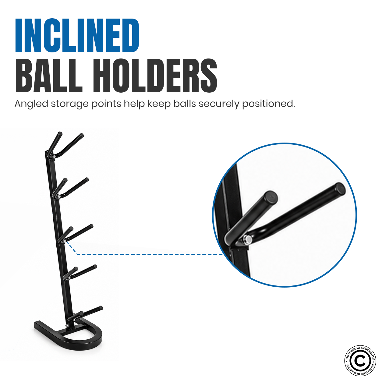 1441 Fitness Professional Pharmaceutical Ball Rack - MND-WG212