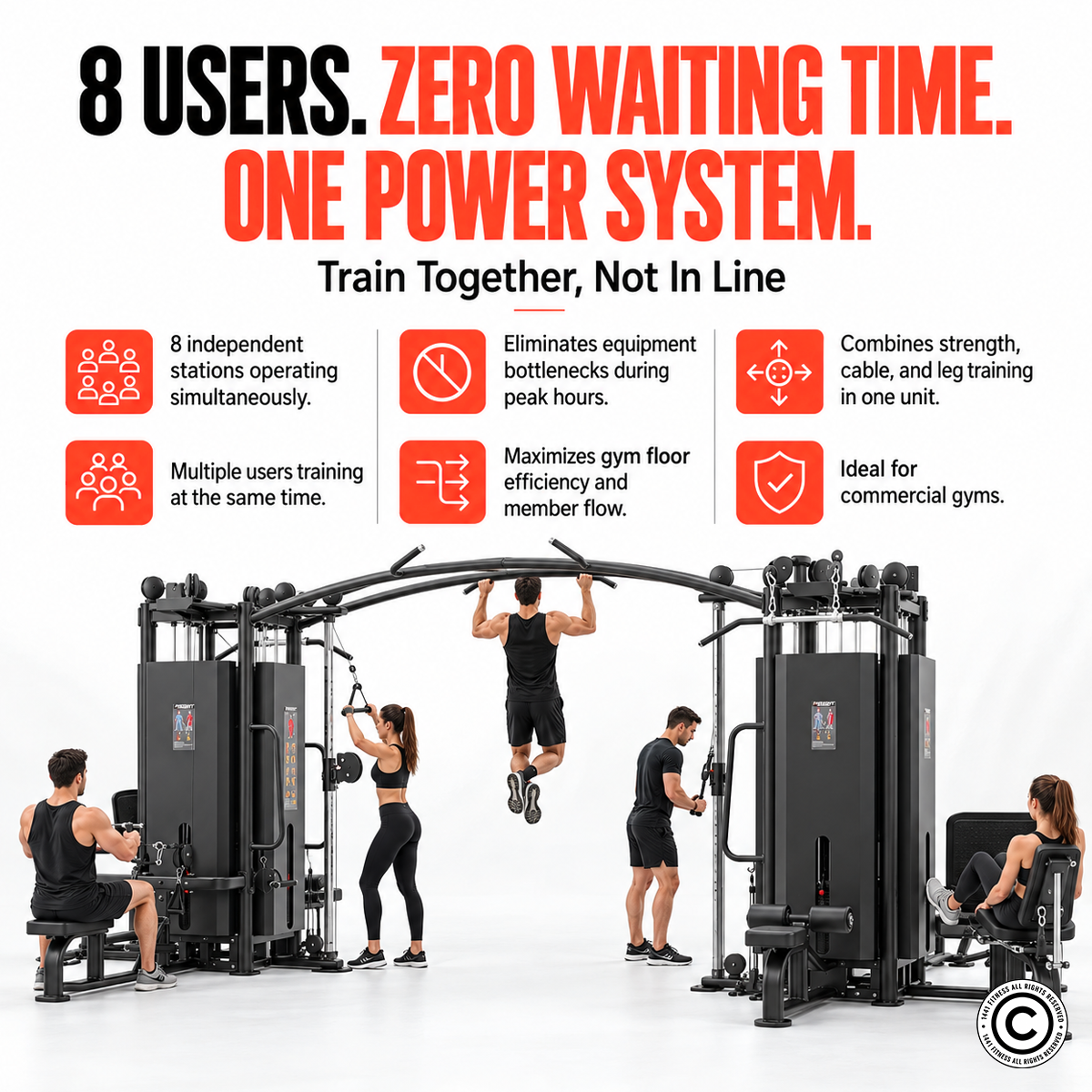 Insight Fitness 8 Stack Multi Station - SA039