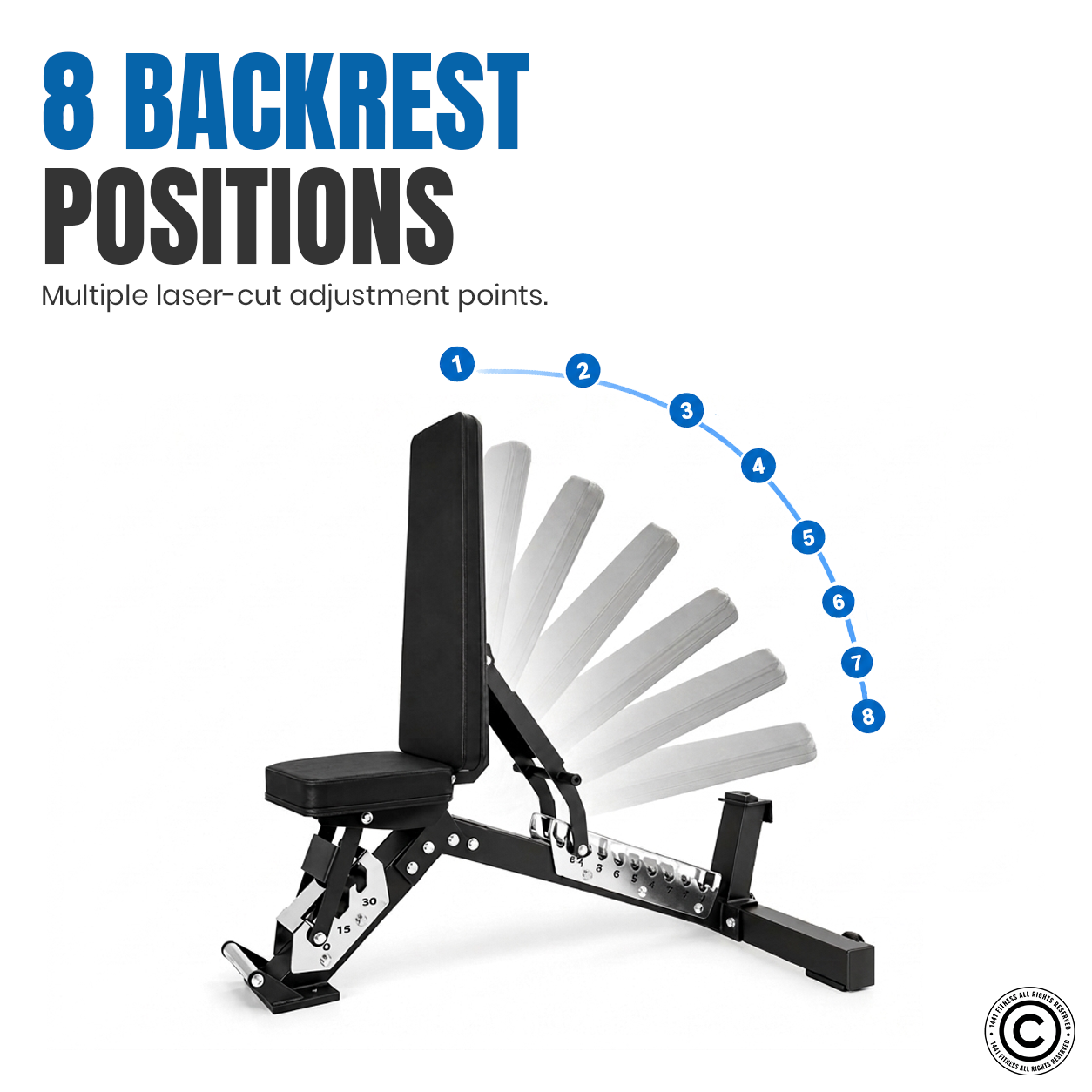 Flat Incline Bench - A8008