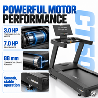 Thumbnail for Insight Fitness Commercial Treadmill 3 HP - CT50