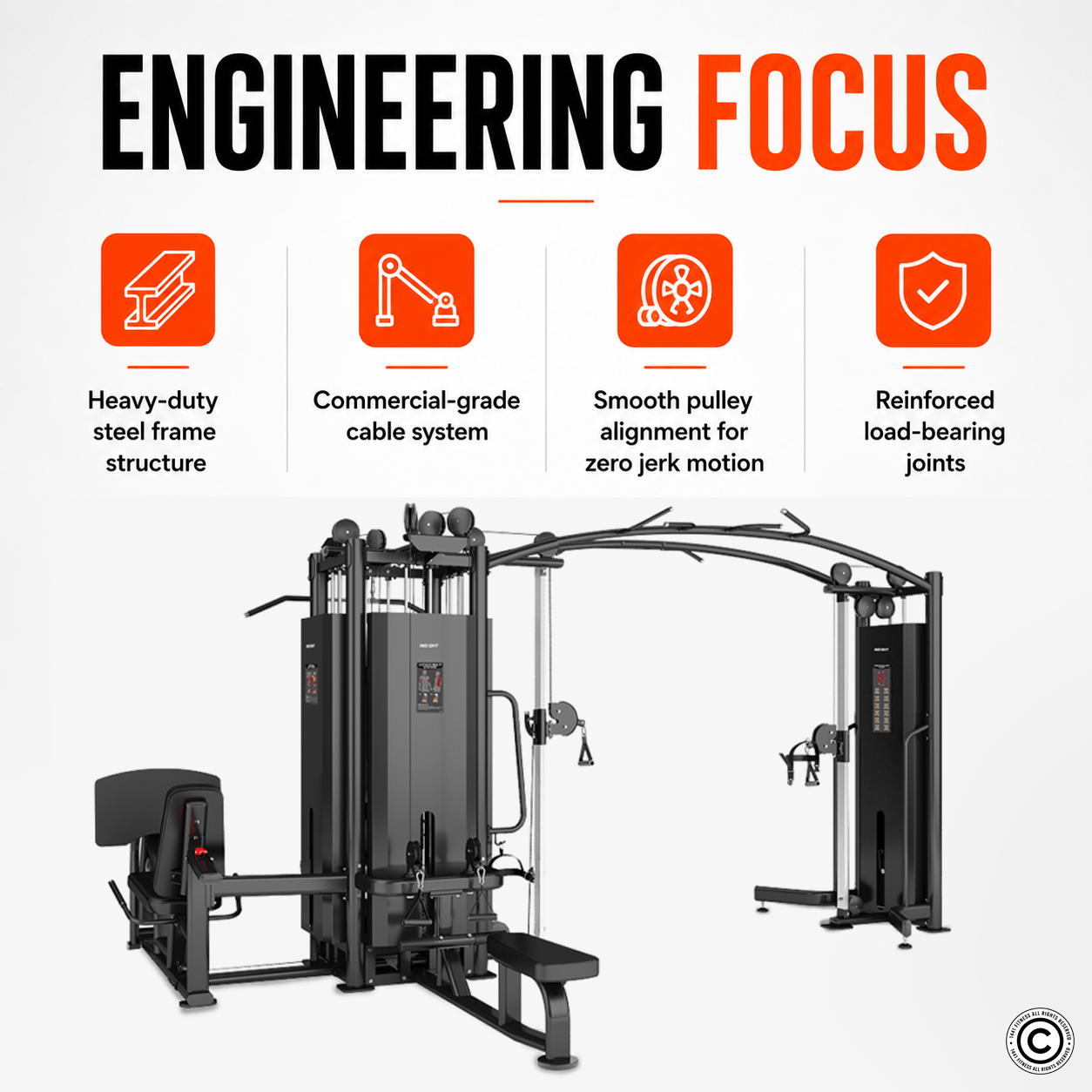 Insight Fitness 5 Stack Multi Station - SA038