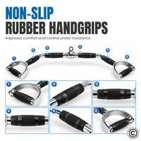 Thumbnail for 1441 Fitness D Handle Lat Pull Down Attachment - 95 CM