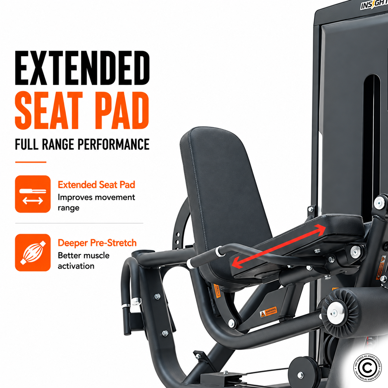 Insight Fitness Prone Leg Curl & Leg Extension - SA031