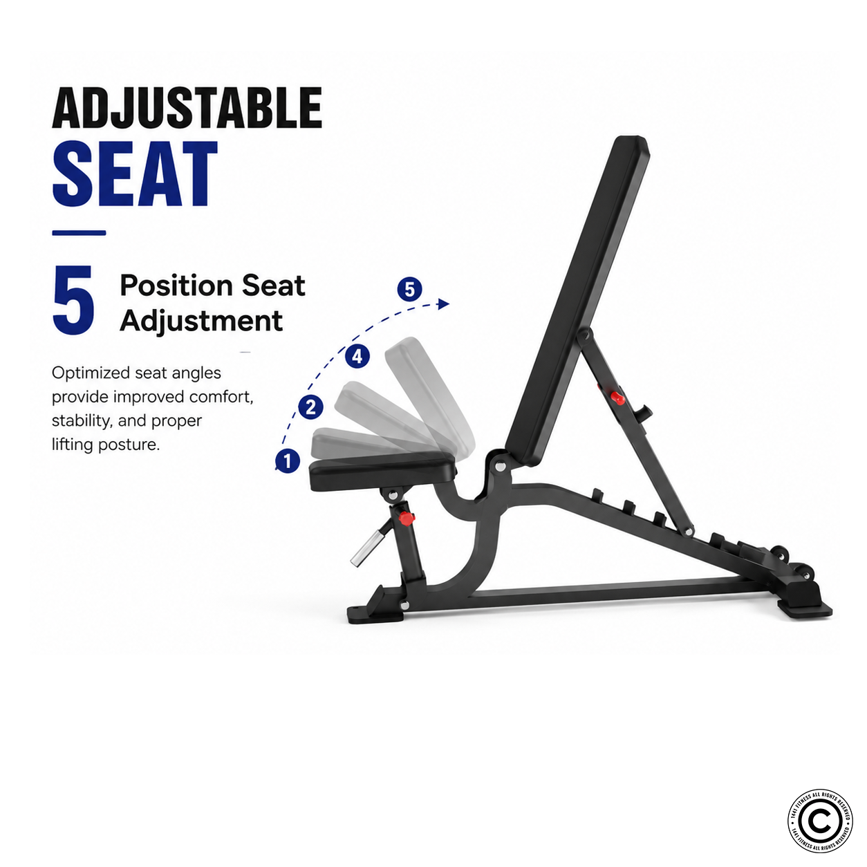 Insight Fitness Flat / Incline / Decline Bench - DH029