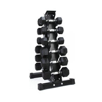 Thumbnail for Hex Dumbbells Set with Rack - 2.5 Kg to 15 Kg