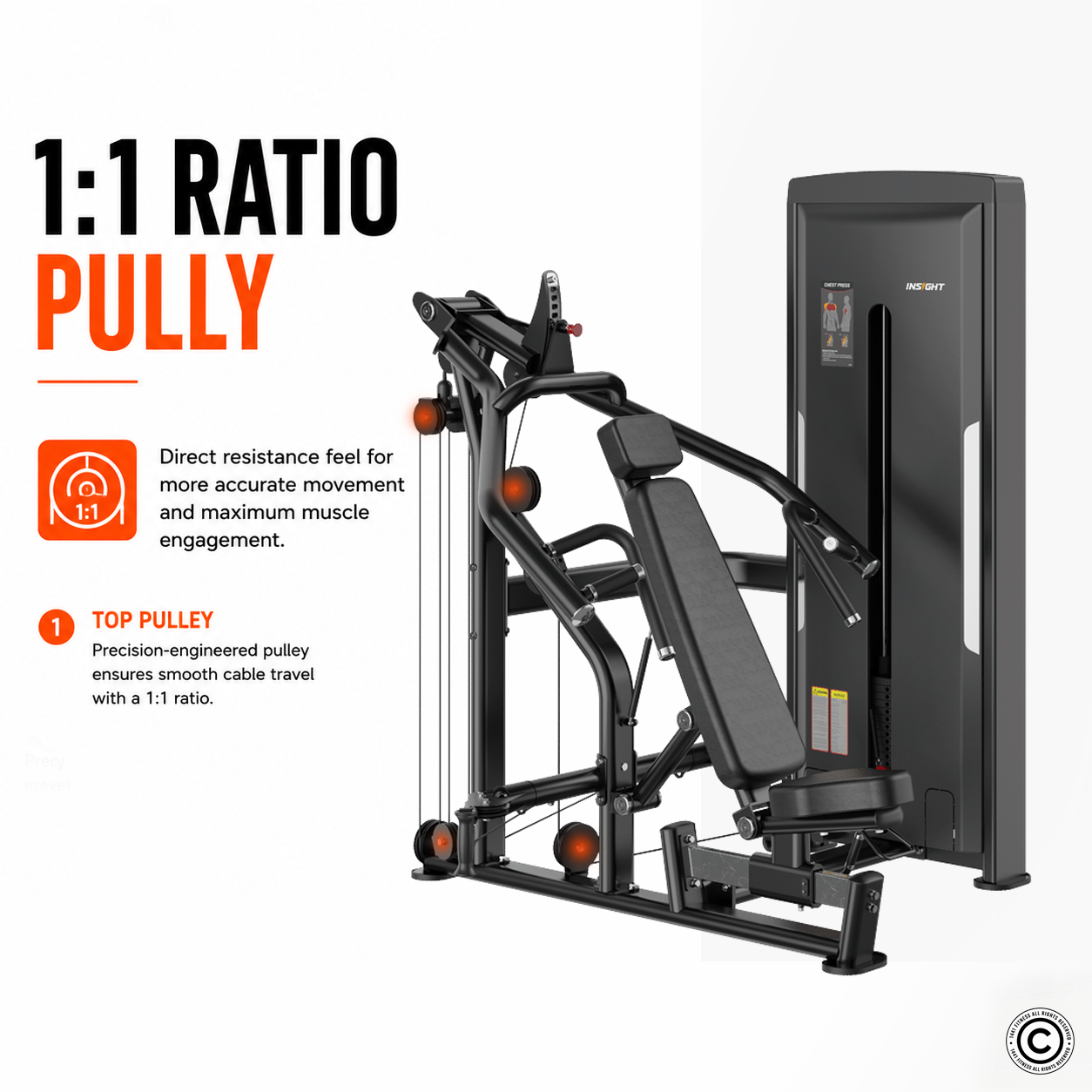 Insight Fitness Multi Chest Press - SA043