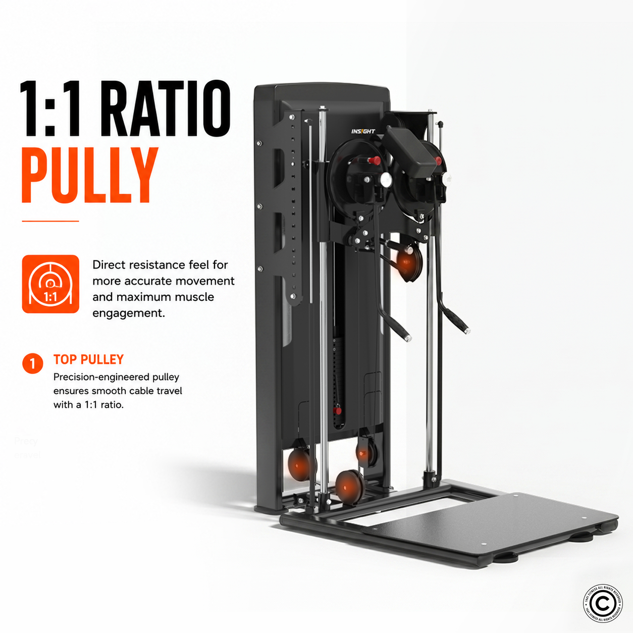 Insight Fitness Standing Multi Flight SA054