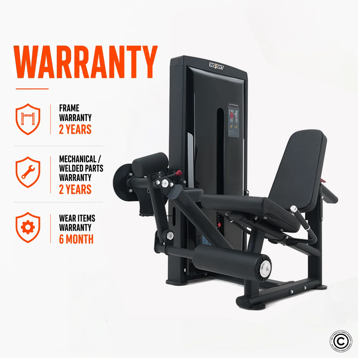 Insight Fitness SA Series Leg Extension - SA014D