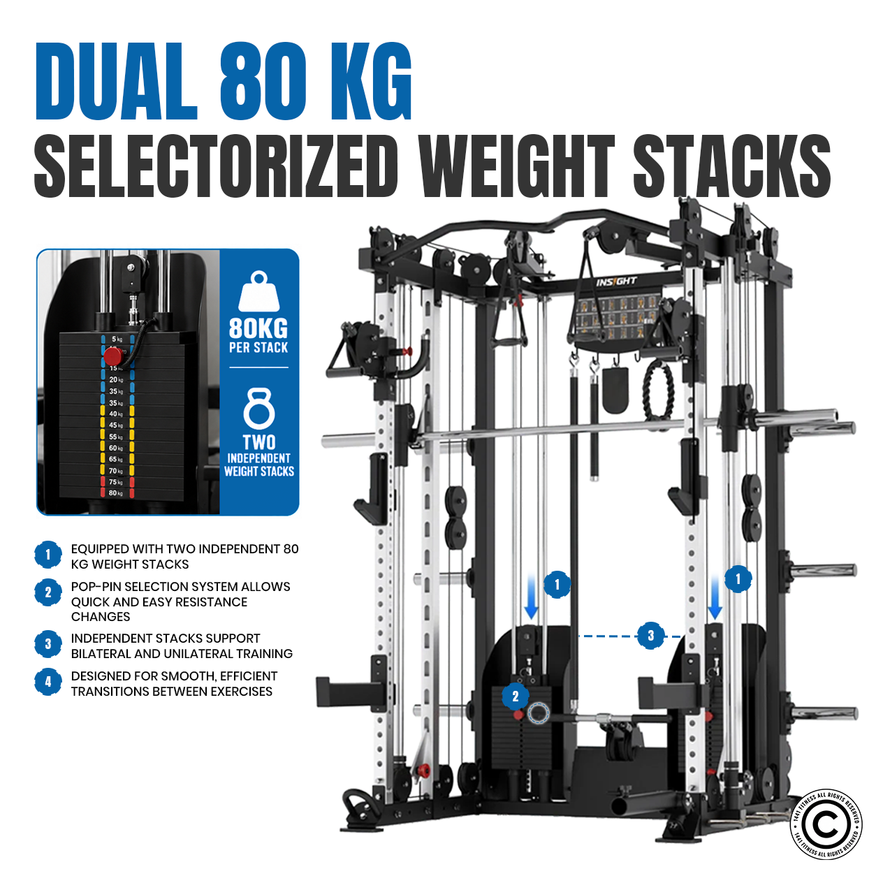 Insight Fitness Multi Function with Smith Machine - C5