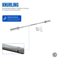 Thumbnail for 4 Ft Olympic Bar with Collars - 7 kg