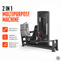 Thumbnail for Insight Fitness Seated Leg Press / Hack Squat - SA040