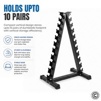 Thumbnail for Vertical Dumbbell Rack - 10 Pair