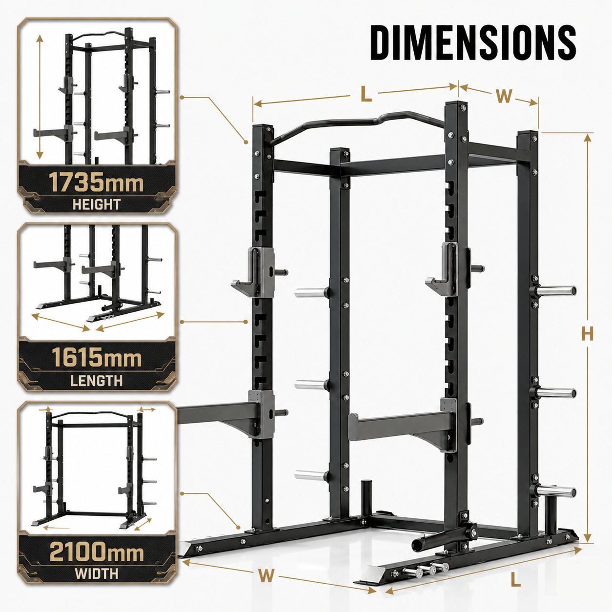 Insight Fitness Squat Rack - BS018