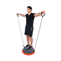 Thumbnail for 1441 Fitness Half Balance Ball with Resistance Handle