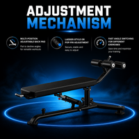 Thumbnail for Insight Fitness Decline Adjustable Bench - DR025