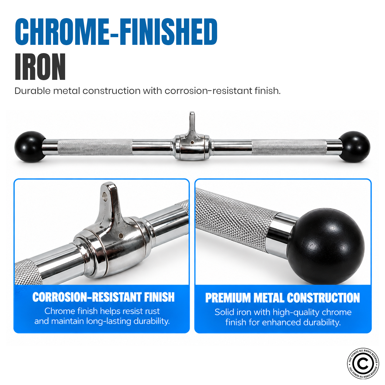 Lat Attachment Bicep Bar