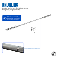 Thumbnail for 5 Ft Olympic Bar with Collars - 10 Kg