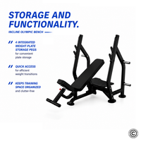 Thumbnail for Insight Fitness Incline Olympic Bench - DR005