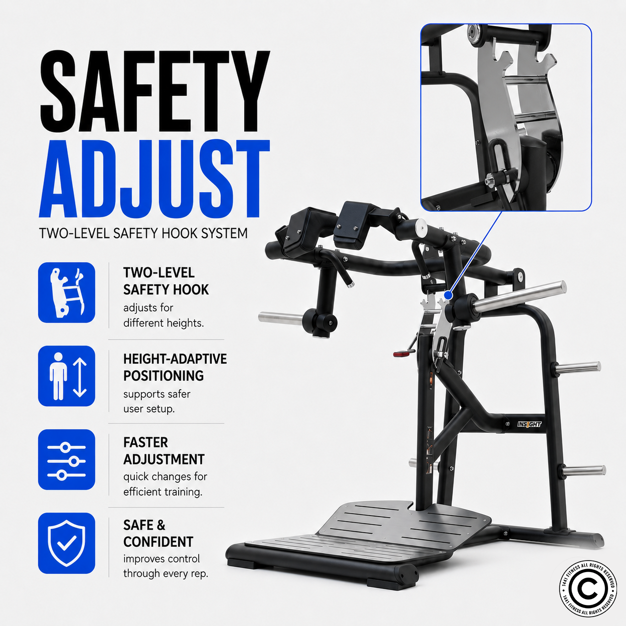 Insight Fitness Squat Machine - SH021