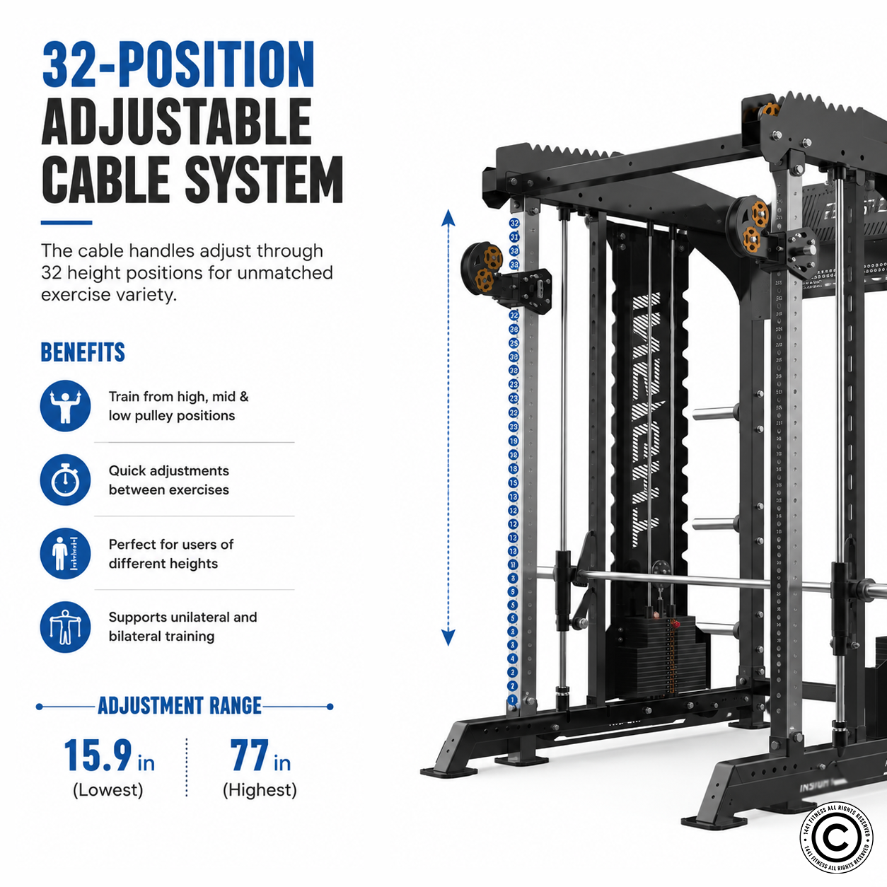 Insight Fitness Multi Function Machine - FT001