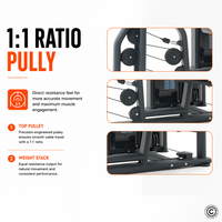 Thumbnail for Insight Fitness Seated Leg Press - SA016