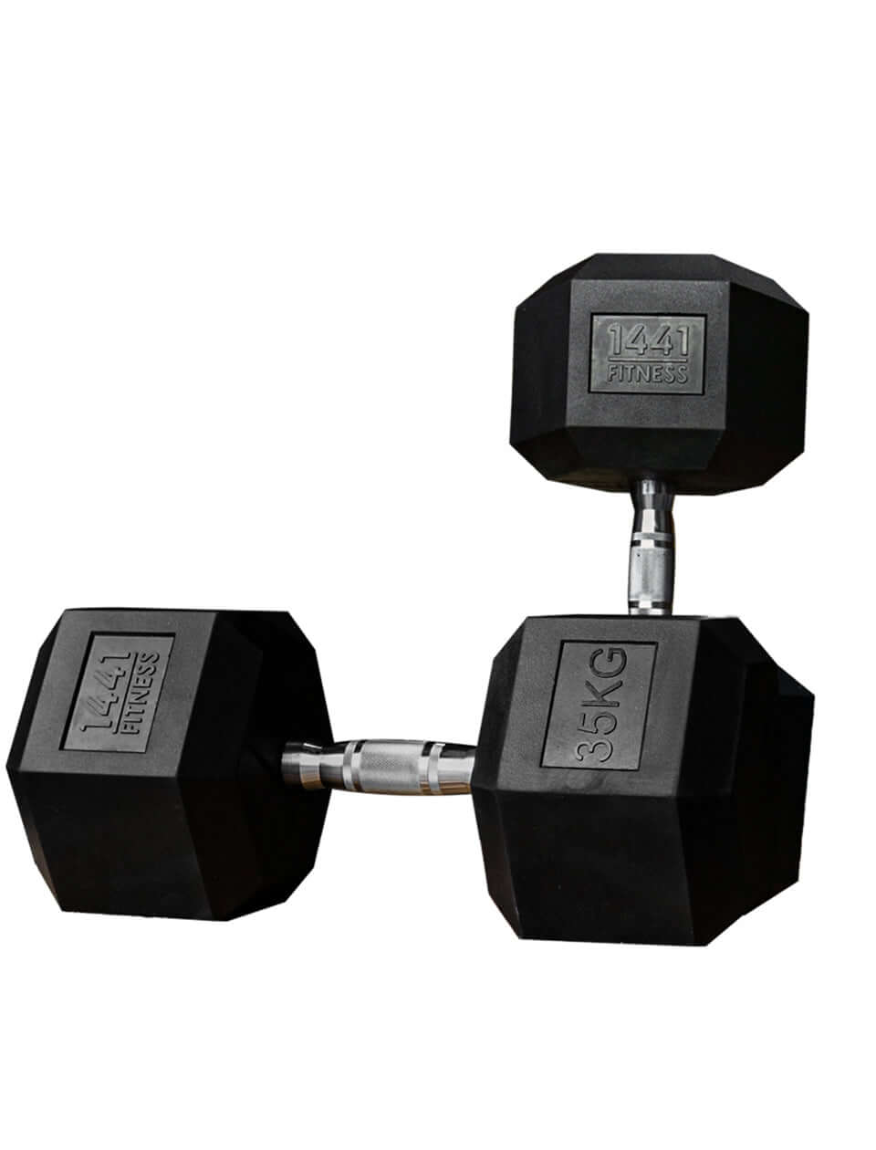 Rubber Hex Dumbbells - 2.5 Kg - 50 Kg