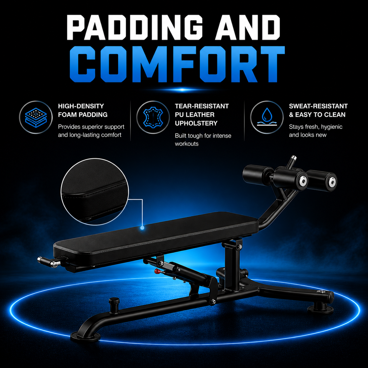 Insight Fitness Decline Adjustable Bench - DR025