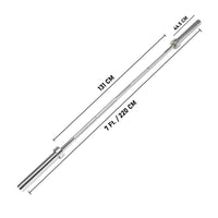 Thumbnail for Adjustable Squat Stand - SQR03 7 Ft Olympic Barbell with Tri Grip Plates Set | 50 kg