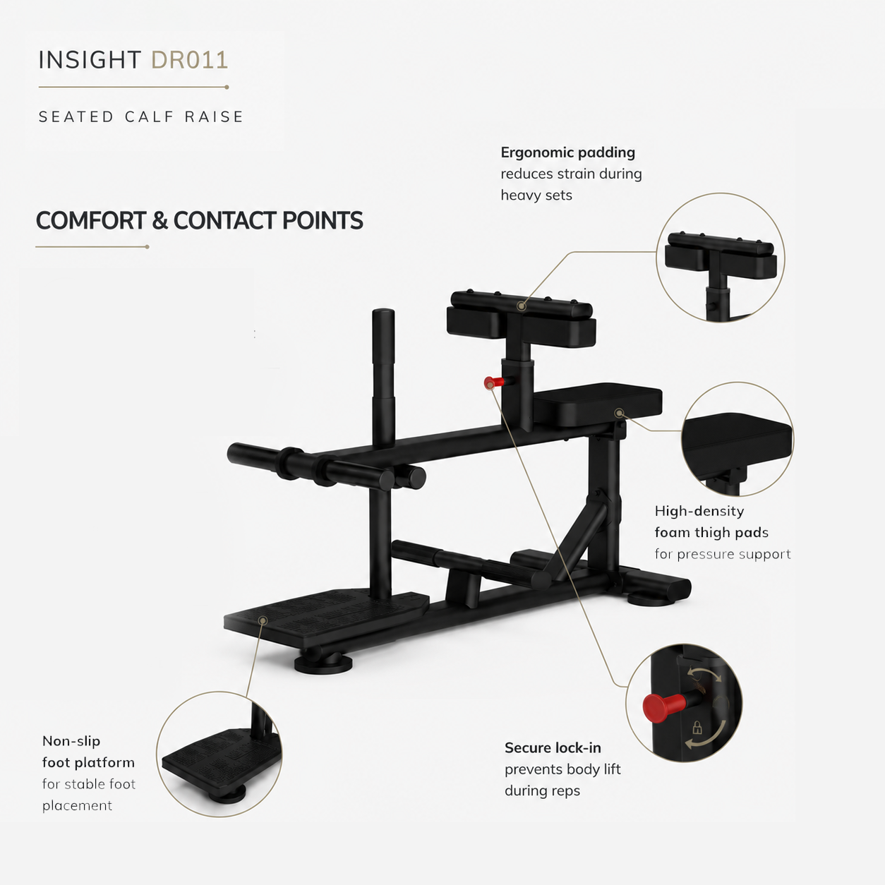 Insight Fitness Seated Calf Raise - DR011
