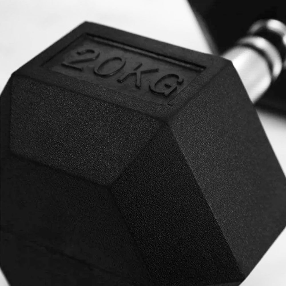 Hex Dumbbells Set with Rack - 2.5 Kg to 25 Kg