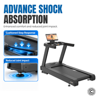 Thumbnail for Insight Fitness Commercial Treadmill with LCD Screen - CT70