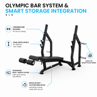 Thumbnail for Insight Fitness Decline Olympic Bench - DR006