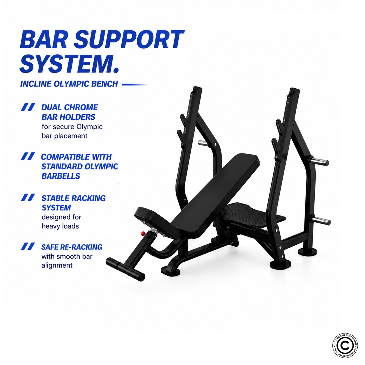 Insight Fitness Incline Olympic Bench - DR005