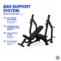 Thumbnail for Insight Fitness Incline Olympic Bench - DR005