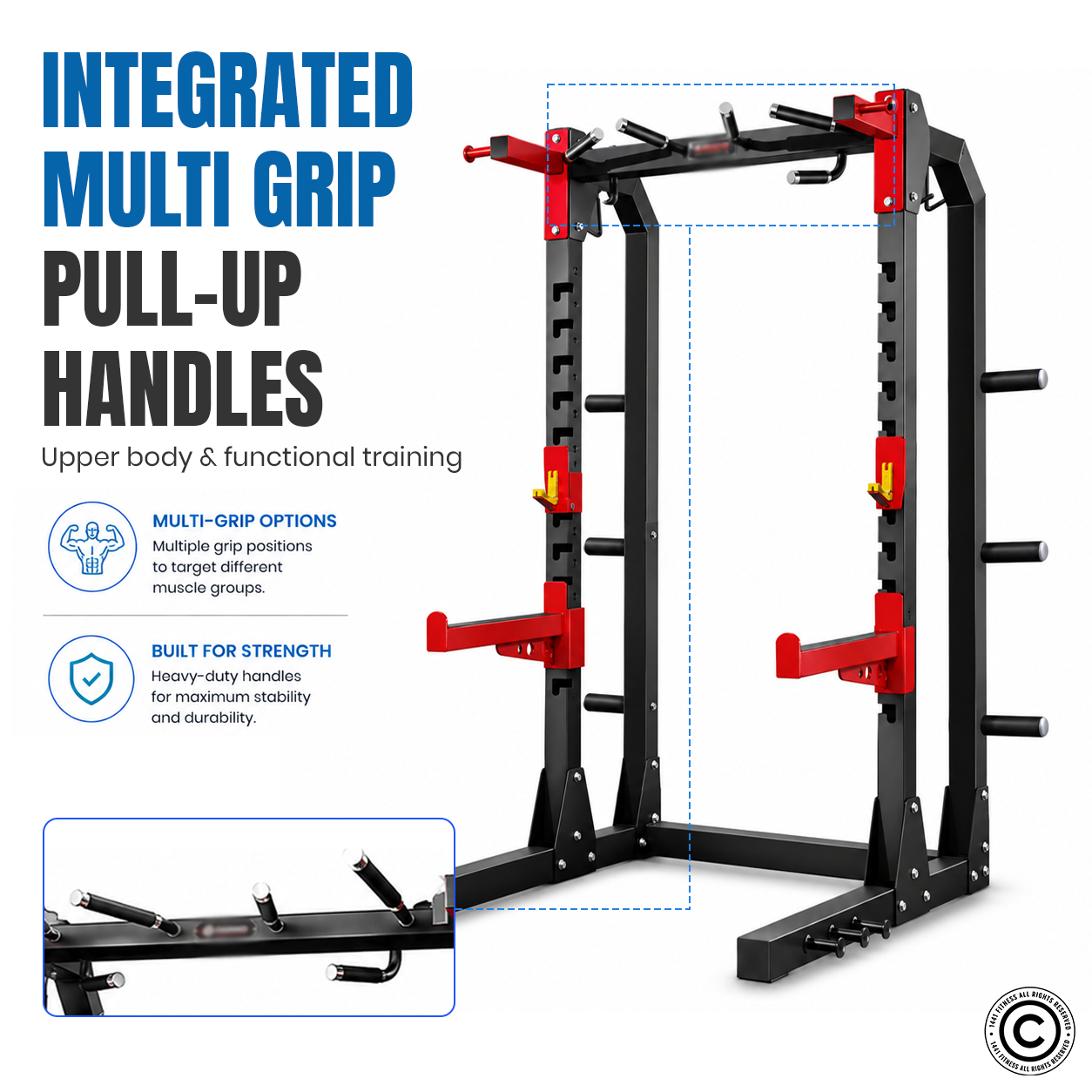 Commercial Squat Rack - J611