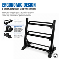 Thumbnail for 1441 Fitness Dumbbell Rack - 8 Pairs
